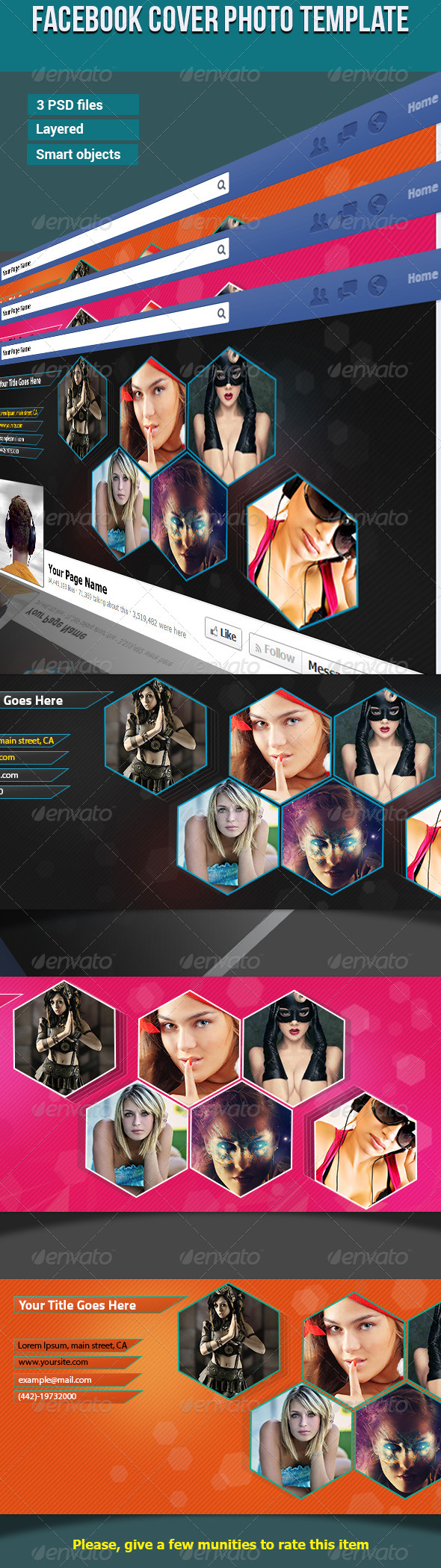 GraphicRiver Facebook Cover Photo Template 6612810 GraphicRiver Facebook Cover Photo Template 6612810