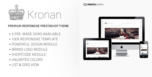 Kronan - Responsive PrestaShop Theme - Fashion PrestaShop