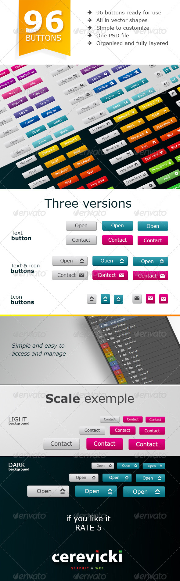 GraphicRiver 96 Simple web buttons pack 6625115 GraphicRiver 96 Simple web buttons pack 6625115