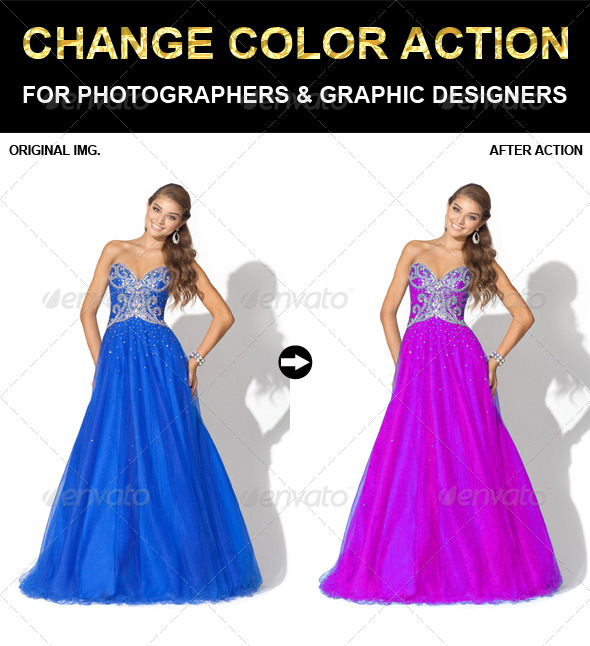 GraphicRiver Change Color Photoshop Action 6625520 GraphicRiver Change Color Photoshop Action 6625520