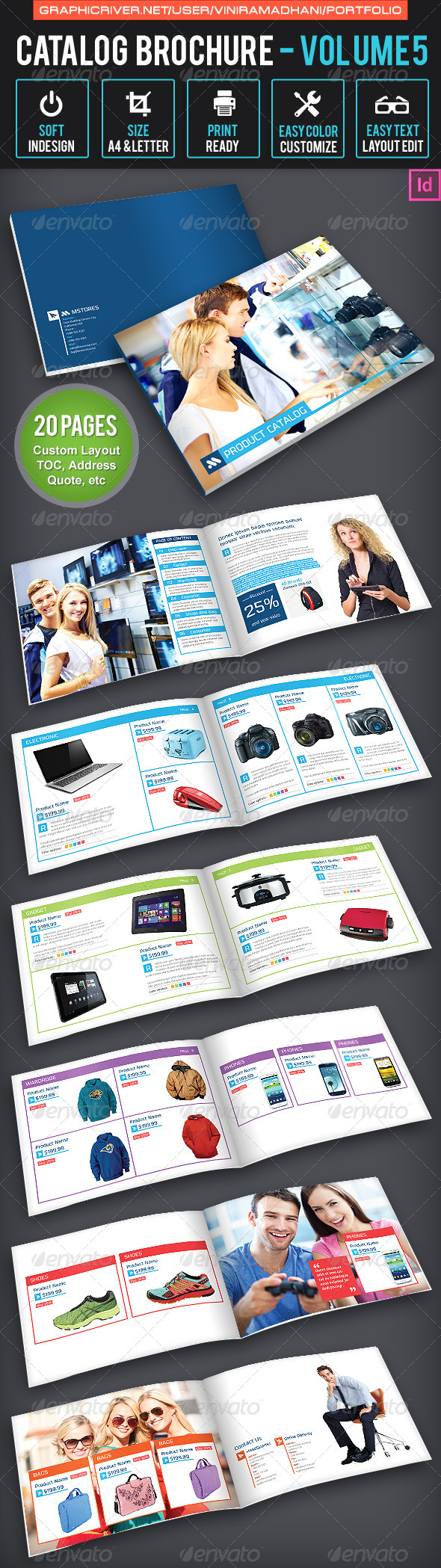 GraphicRiver Product Catalogs Brochure Volume 5 6627643 GraphicRiver Product Catalogs Brochure Volume 5 6627643