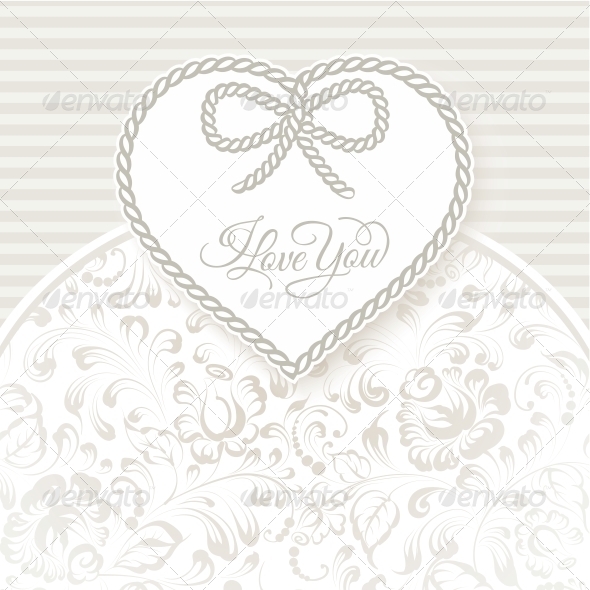 GraphicRiver I Love You Card 6628431 GraphicRiver I Love You Card 6628431