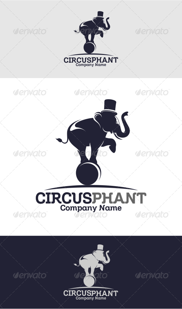 GraphicRiver Circus Phant Logo Template 6631837 GraphicRiver Circus Phant Logo Template 6631837