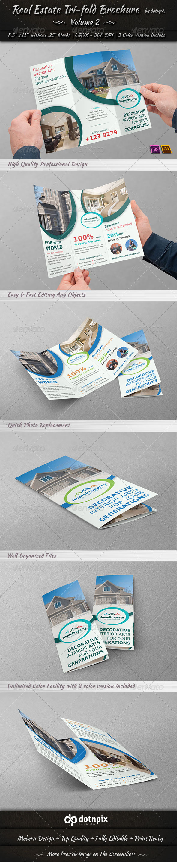 GraphicRiver Real Estate Business TriFold Brochure Volume 2 6632376 GraphicRiver Real Estate Business TriFold Brochure Volume 2 6632376