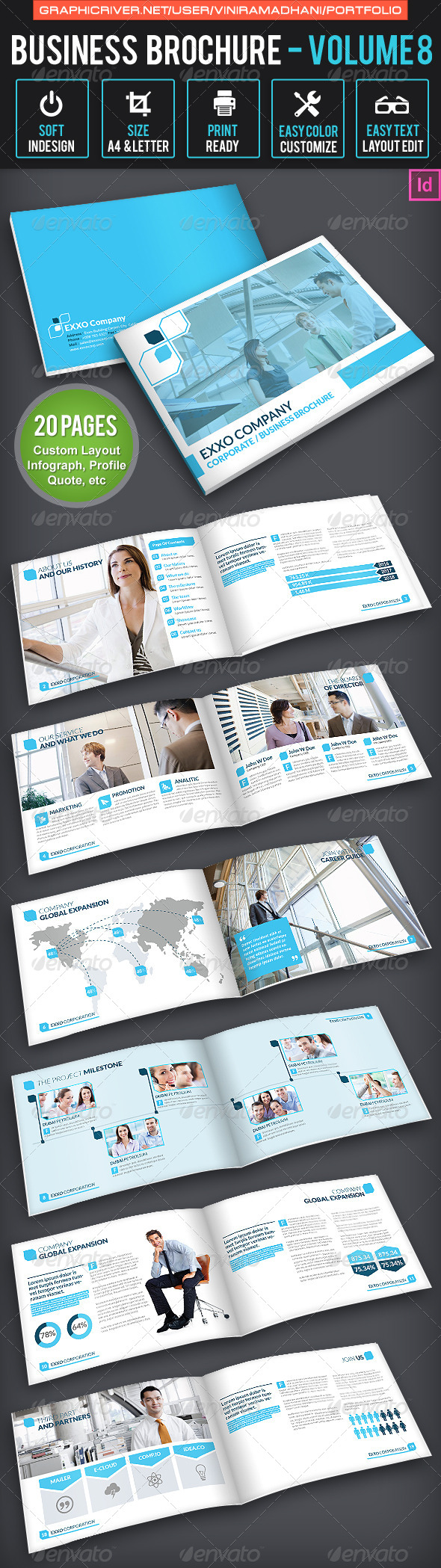 GraphicRiver Business Brochure Volume 8 6632650 GraphicRiver Business Brochure Volume 8 6632650