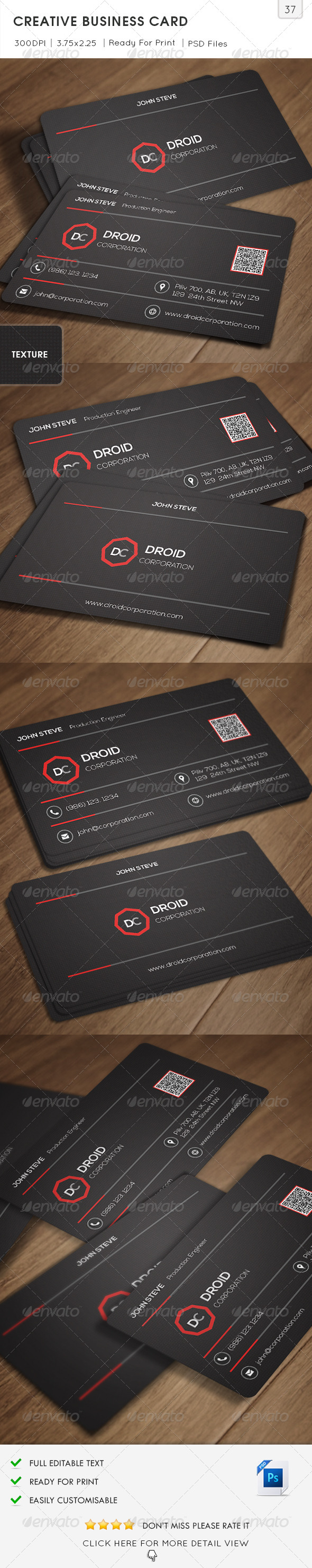 GraphicRiver Creative Business Card v37 6636017 GraphicRiver Creative Business Card v37 6636017