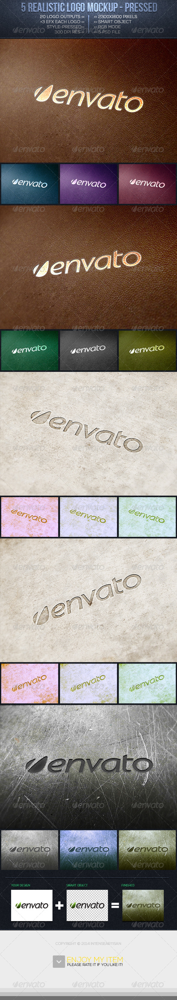 GraphicRiver Realistic Logo Mockup Vol.3 6636608 GraphicRiver Realistic Logo Mockup Vol.3 6636608