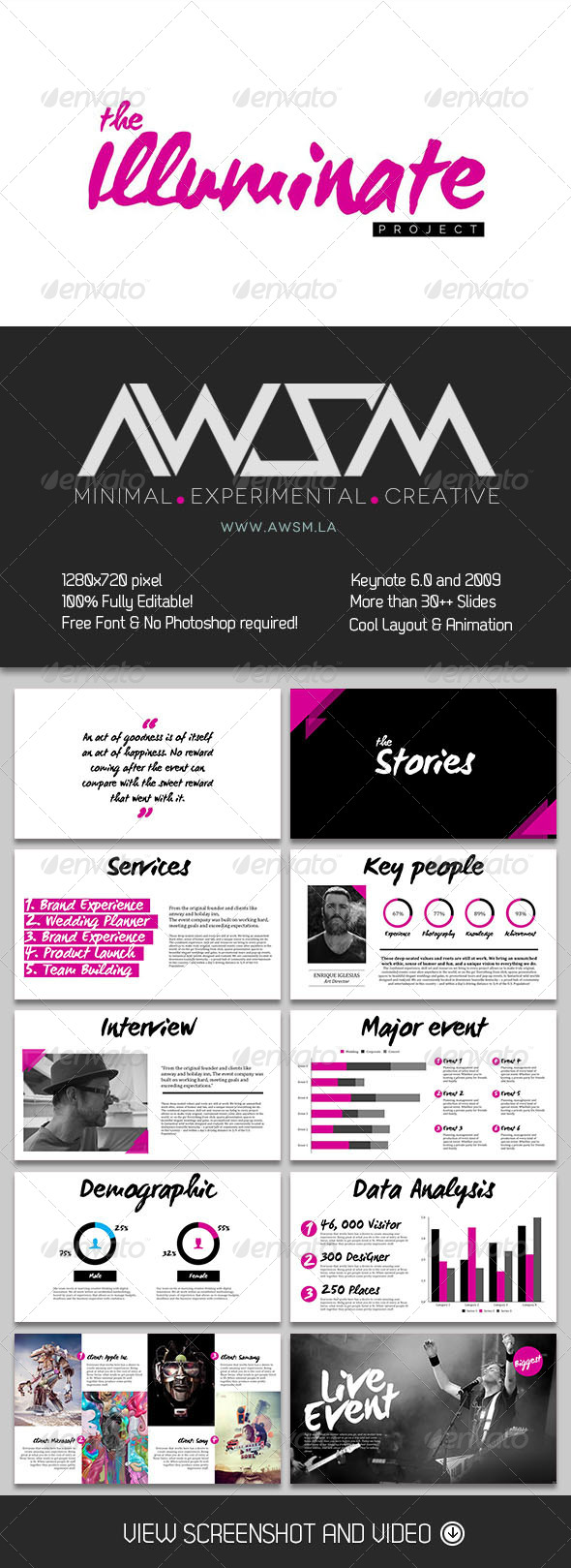 GraphicRiver Illuminate Keynote Template 6638955 GraphicRiver Illuminate Keynote Template 6638955
