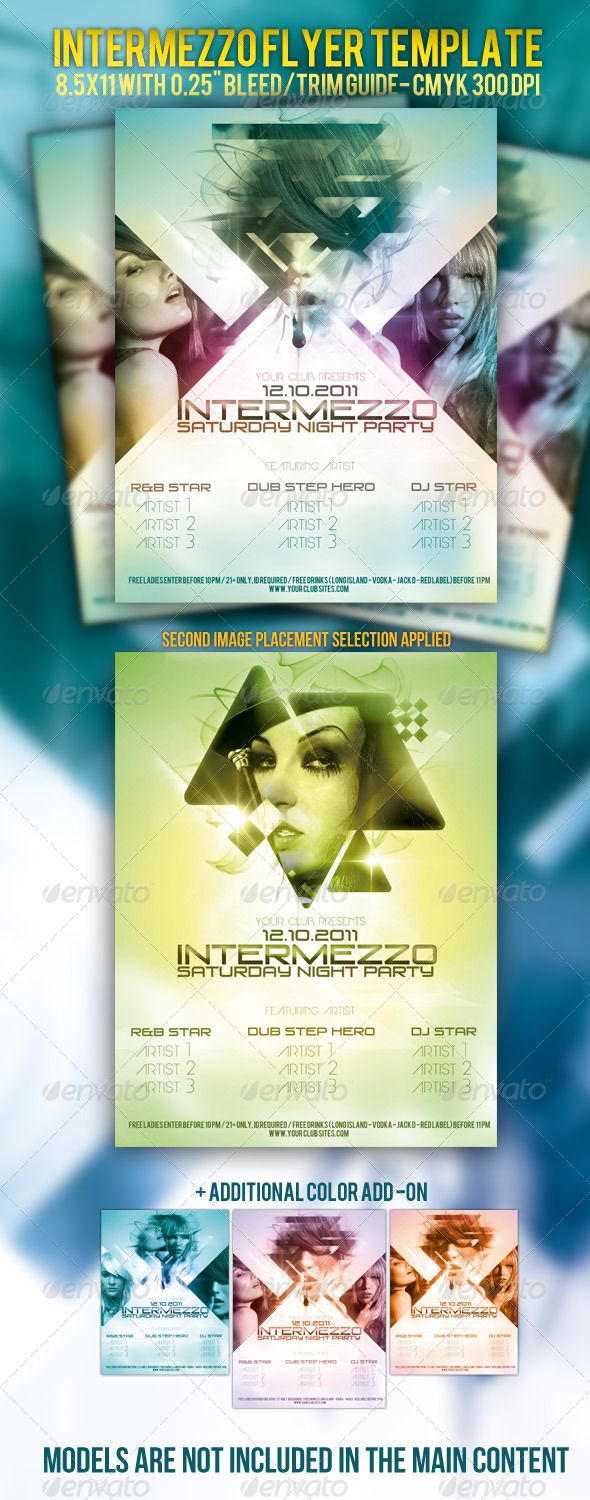 GraphicRiver Intermezzo Party Flyer Template 696491 GraphicRiver Intermezzo Party Flyer Template 696491