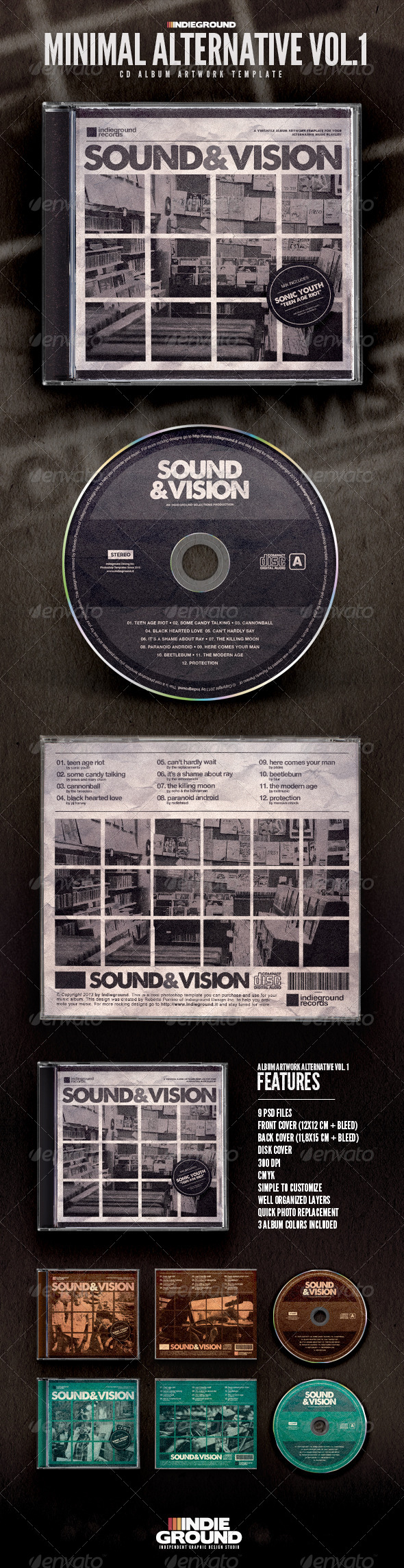GraphicRiver Minimal Alternative CD Album Artwork 6643287 GraphicRiver Minimal Alternative CD Album Artwork 6643287
