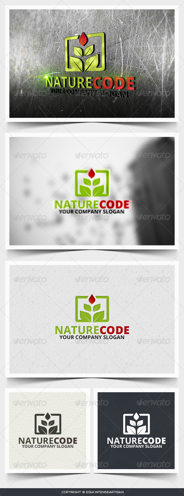 GraphicRiver Nature Code Logo Template 6643841 GraphicRiver Nature Code Logo Template 6643841
