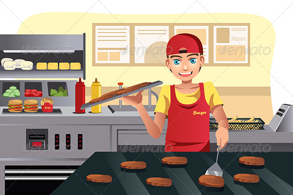 GraphicRiver Cooking Fast Food 6648572 GraphicRiver Cooking Fast Food 6648572