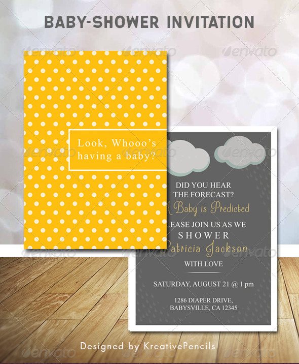 GraphicRiver Baby-Shower Invitation 6644101 GraphicRiver Baby-Shower Invitation 6644101