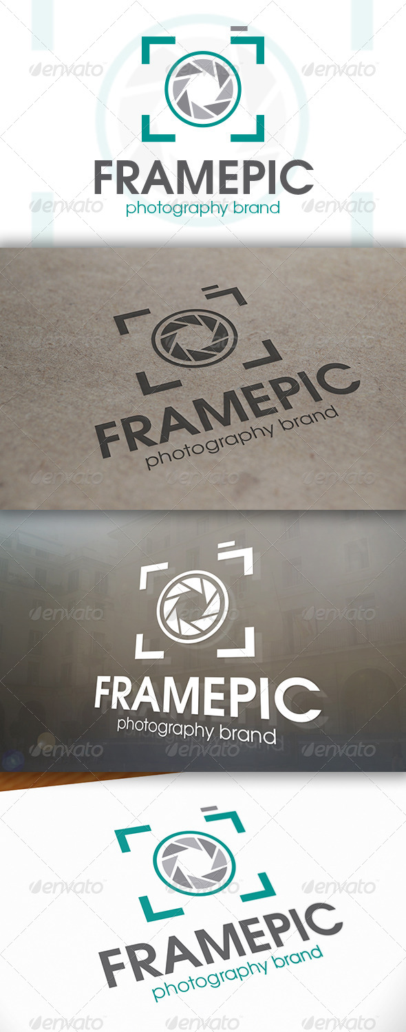 GraphicRiver Photo Frame Logo 6653158 GraphicRiver Photo Frame Logo 6653158
