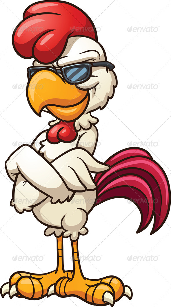clip art cartoon chicken - photo #27