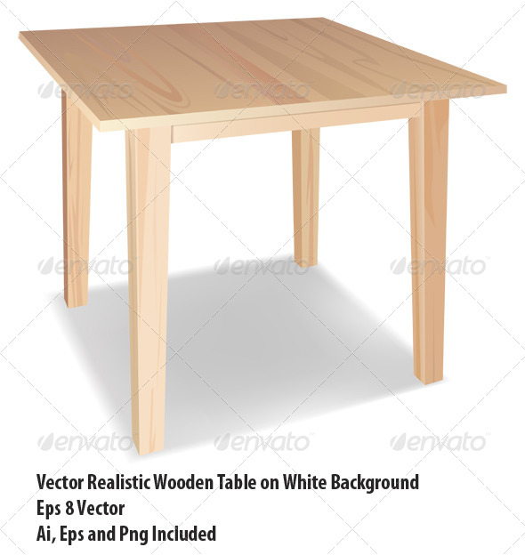 GraphicRiver Wooden Table 6654678 GraphicRiver Wooden Table 6654678