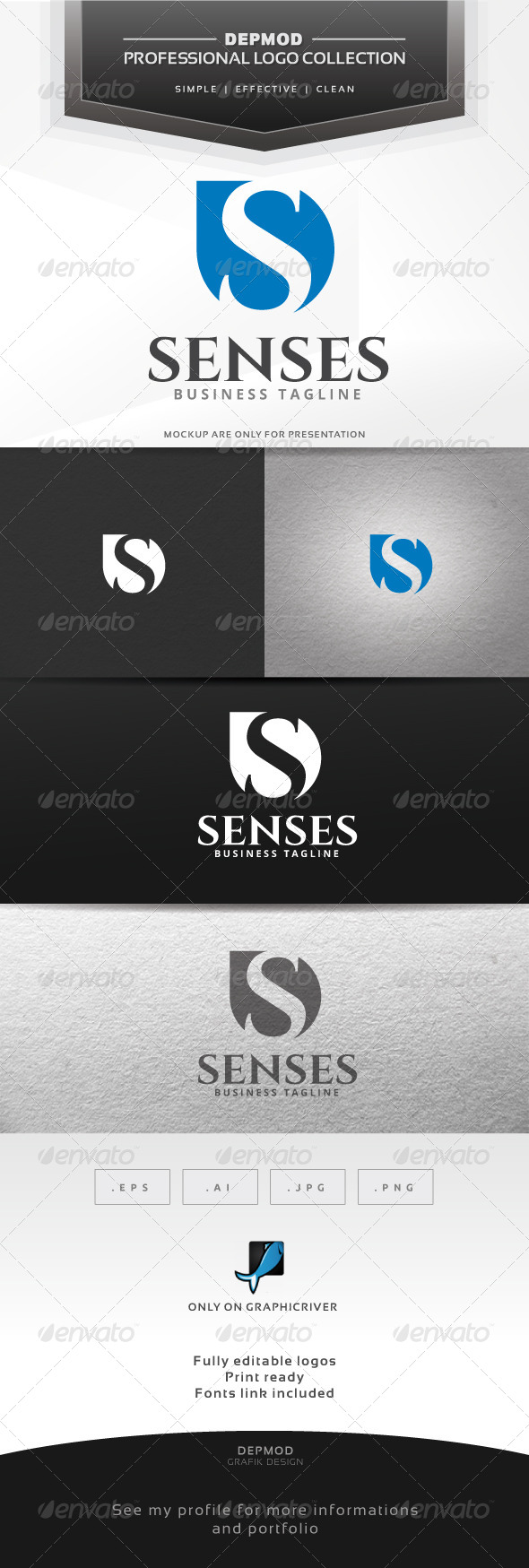 GraphicRiver Senses Logo 6654745 GraphicRiver Senses Logo 6654745