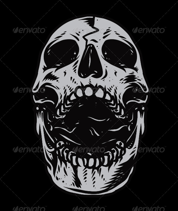 GraphicRiver Skull Head Vector 6654759 GraphicRiver Skull Head Vector 6654759