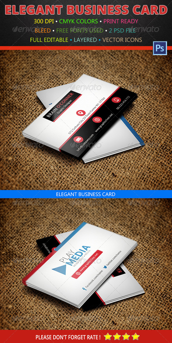 GraphicRiver Creative Business Card 156 6655089 GraphicRiver Creative Business Card 156 6655089