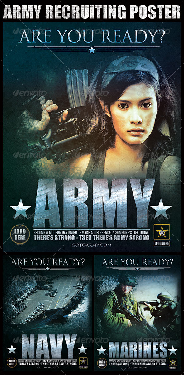 GraphicRiver Army Recruiting Poster 6662680 GraphicRiver Army Recruiting Poster 6662680