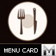 Testaurante Menu Card Testaurante Menu Card - GraphicRiver Item for Sale