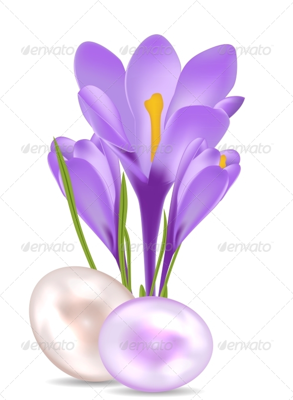 GraphicRiver Easter Eggs Card with Flowers 6663385 GraphicRiver Easter Eggs Card with Flowers 6663385