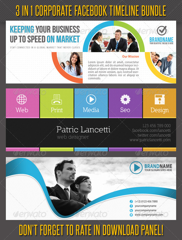GraphicRiver 3 in 1 Corporate Facebook Timeline Bundle 02 6667665 GraphicRiver 3 in 1 Corporate Facebook Timeline Bundle 02 6667665