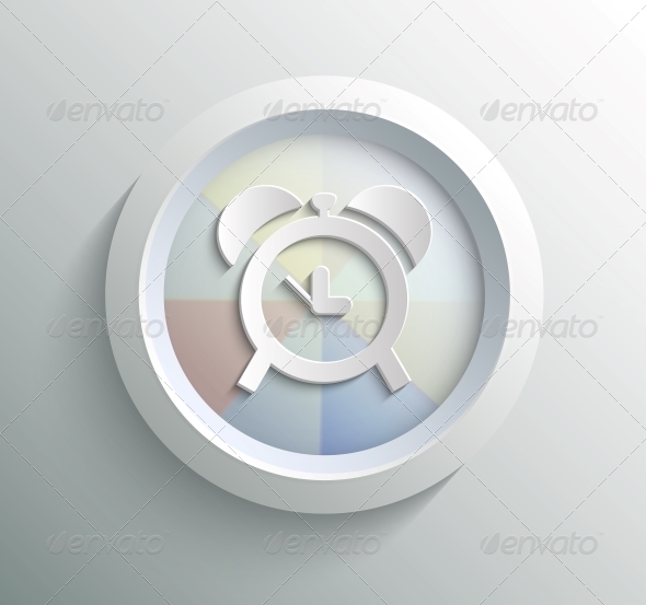 GraphicRiver App Icon Metal Time with Shadow 6671453 GraphicRiver App Icon Metal Time with Shadow 6671453
