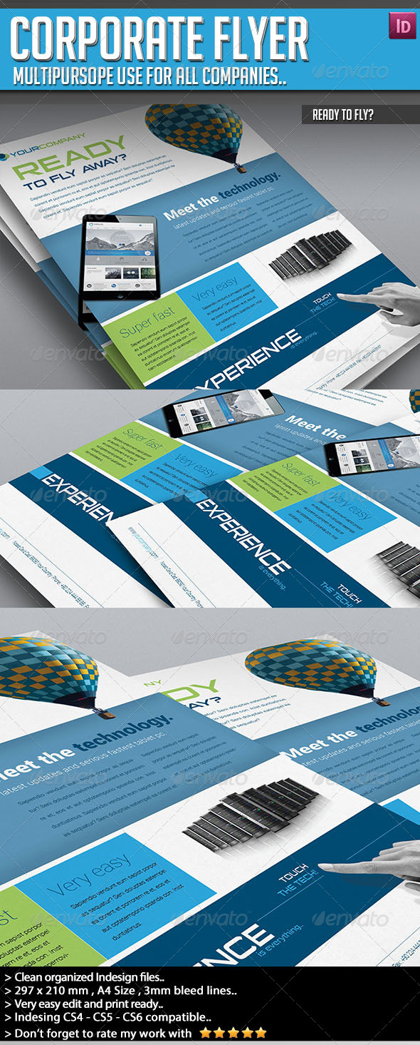 GraphicRiver Corporate Flyer Ready to Fly 6673151 GraphicRiver Corporate Flyer Ready to Fly 6673151