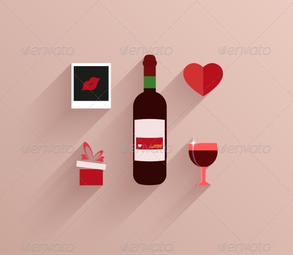GraphicRiver Vector Flat Modern Love Background Eps10 6674379 GraphicRiver Vector Flat Modern Love Background Eps10 6674379