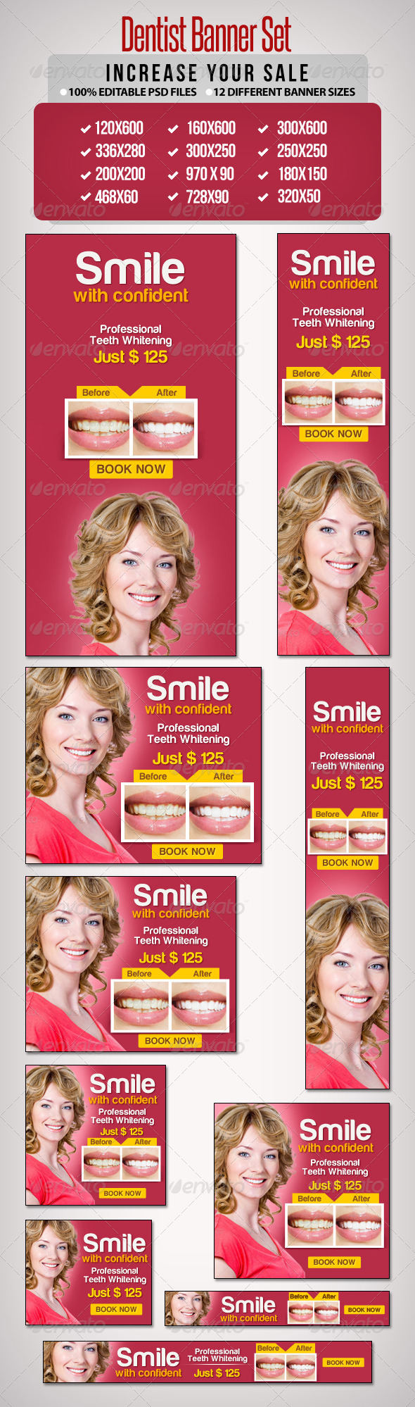 GraphicRiver Dentist Banner Set 6675174 GraphicRiver Dentist Banner Set 6675174