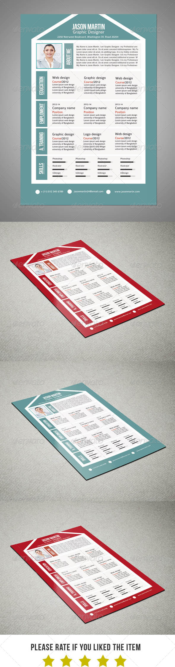 GraphicRiver Creative Pro Resume V9 6675817 GraphicRiver Creative Pro Resume V9 6675817