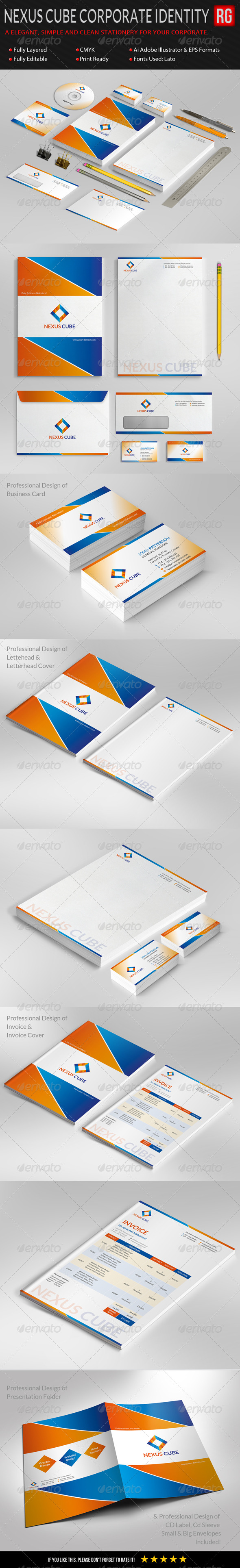 GraphicRiver Nexus Cube Corporate Identity 6677320 GraphicRiver Nexus Cube Corporate Identity 6677320