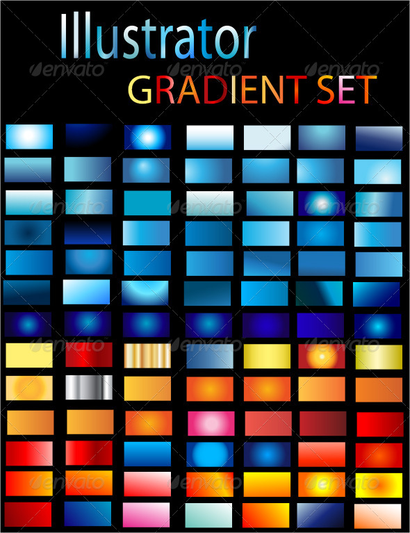 GraphicRiver Illustrator Gradient Set 6679602 GraphicRiver Illustrator Gradient Set 6679602