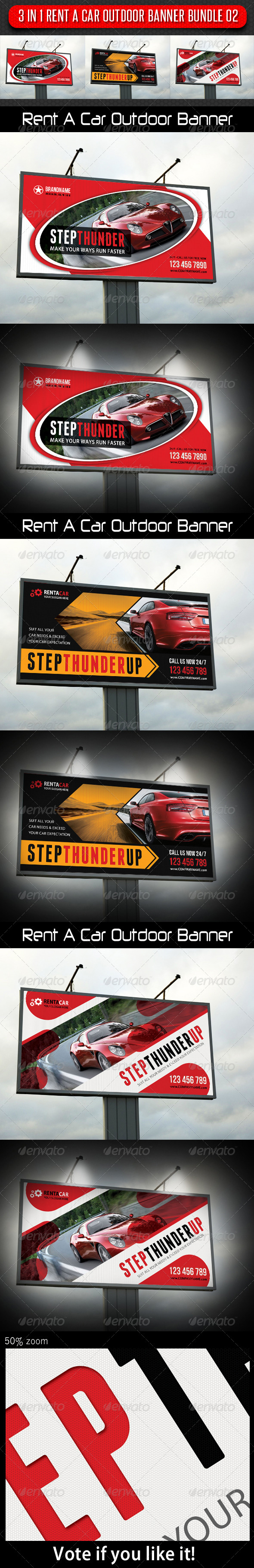 GraphicRiver 3 in 1 Rent A Car Outdoor Banner Bundle 02 6680571 GraphicRiver 3 in 1 Rent A Car Outdoor Banner Bundle 02 6680571