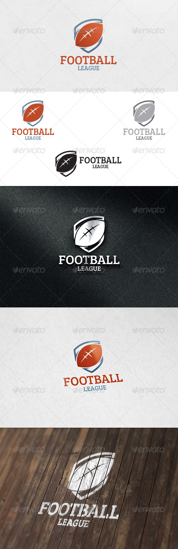 GraphicRiver Football Logo Template 6680760 GraphicRiver Football Logo Template 6680760