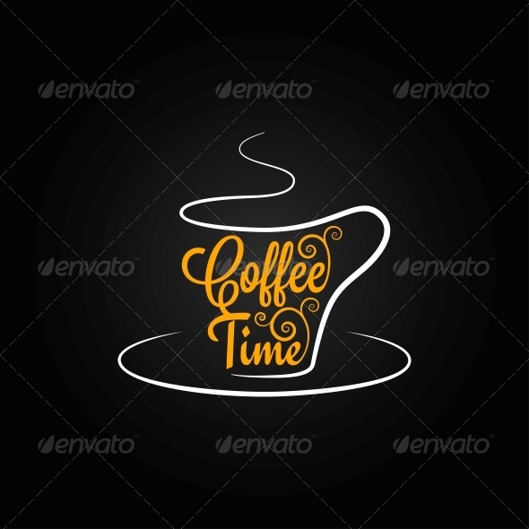 GraphicRiver Coffee Cup Sign Design Background 6680827 GraphicRiver Coffee Cup Sign Design Background 6680827