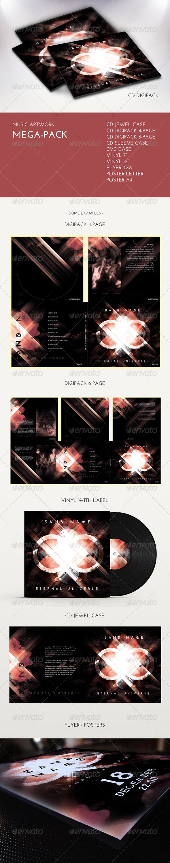 GraphicRiver Music Artwork Mega Pack 6676109 GraphicRiver Music Artwork Mega Pack 6676109