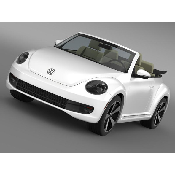 3DOcean VW Beetle Turbo Cabrio 6681914 3DOcean VW Beetle Turbo Cabrio 6681914