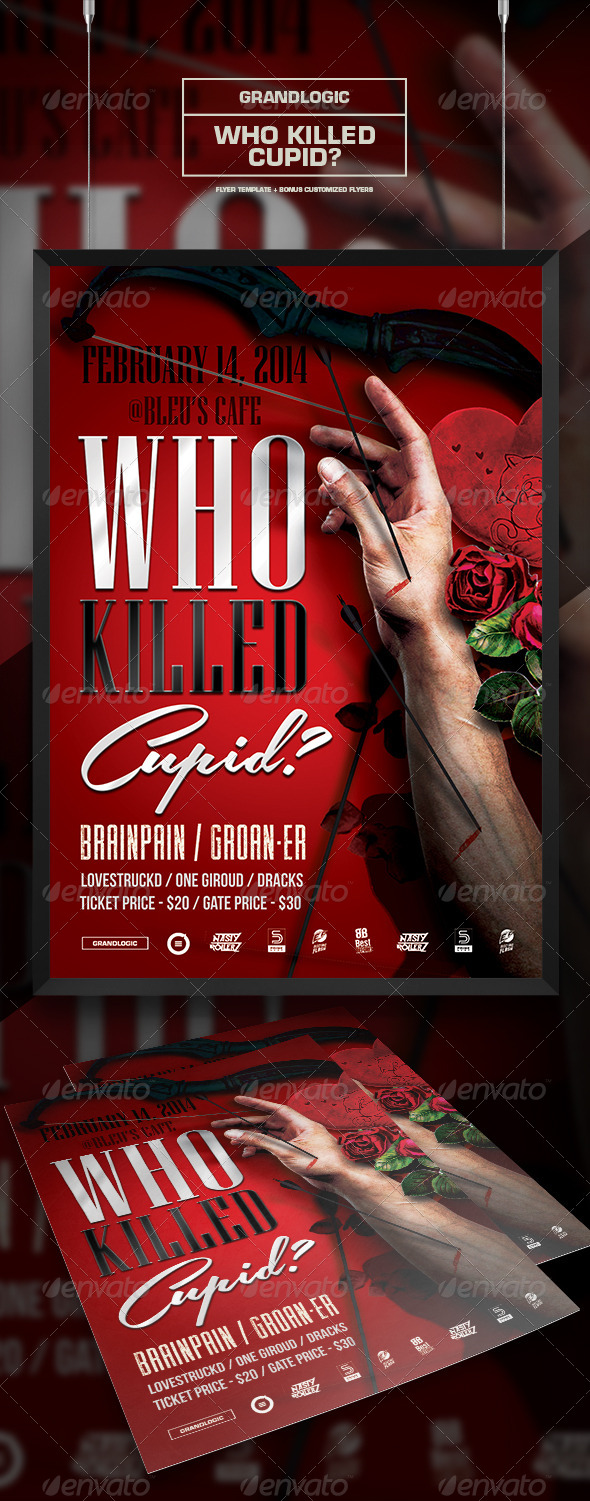 Anti-Valentines Day Flyer/Poster - Events Flyers