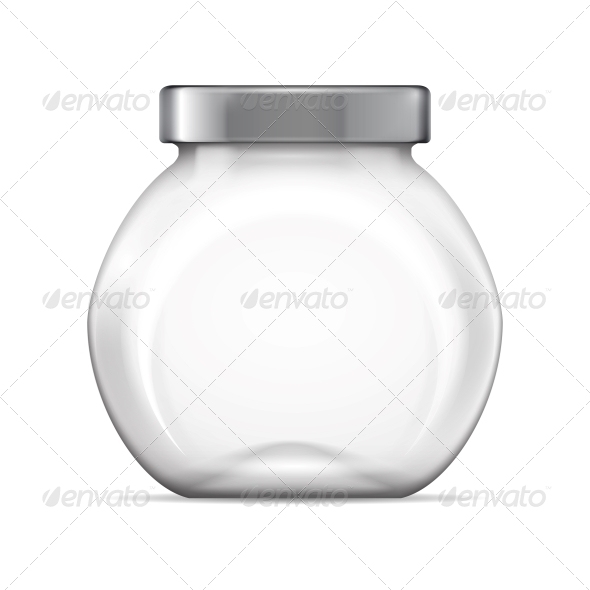 GraphicRiver Empty Glass Jar 6682690 GraphicRiver Empty Glass Jar 6682690