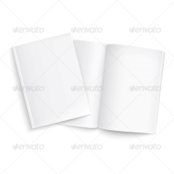 GraphicRiver Couple of Blank Magazines Template 6682694 GraphicRiver Couple of Blank Magazines Template 6682694