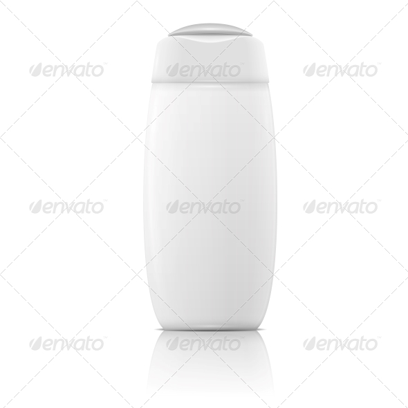 GraphicRiver White Shampoo Bottle Template 6689607 GraphicRiver White Shampoo Bottle Template 6689607