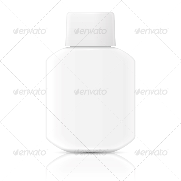 GraphicRiver White Lotion Bottle Template 6689612 GraphicRiver White Lotion Bottle Template 6689612