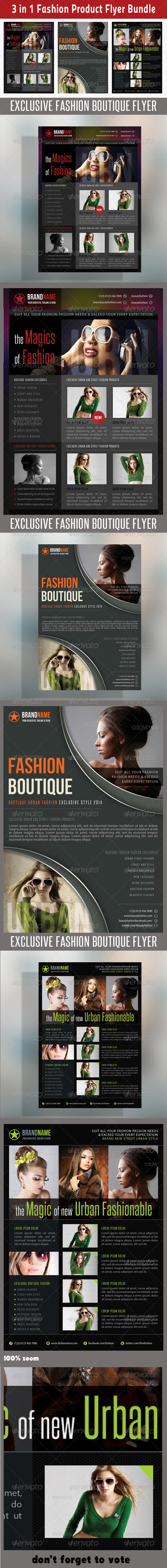 GraphicRiver 3 in 1 Fashion Product Flyer Bundle 11 6695419 GraphicRiver 3 in 1 Fashion Product Flyer Bundle 11 6695419