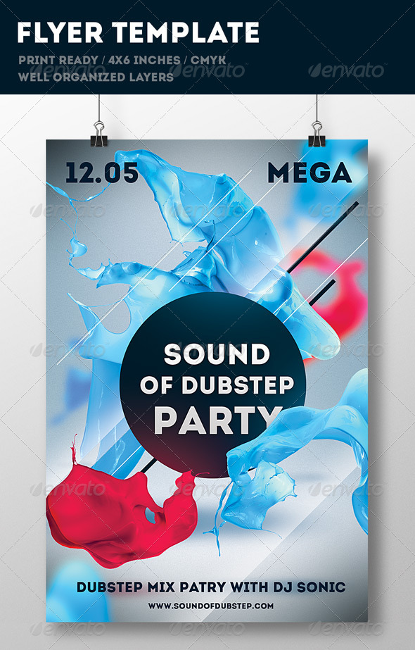 GraphicRiver Party Flyer Print Template 6696011 GraphicRiver Party Flyer Print Template 6696011