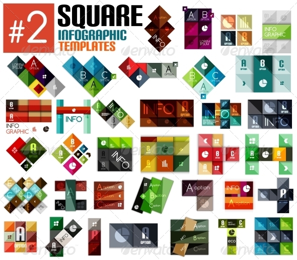 GraphicRiver Huge set of Square Infographic Templates #2 6701095 GraphicRiver Huge set of Square Infographic Templates #2 6701095