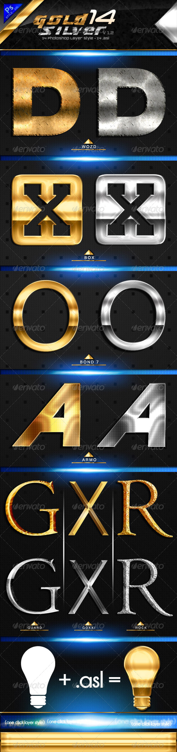 GraphicRiver Gold & Silver Text Style Premium 6683695 GraphicRiver Gold & Silver Text Style Premium 6683695