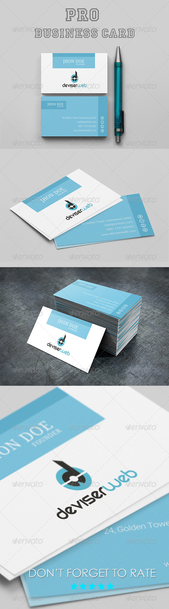 GraphicRiver Business Card Template 6702460 GraphicRiver Business Card Template 6702460