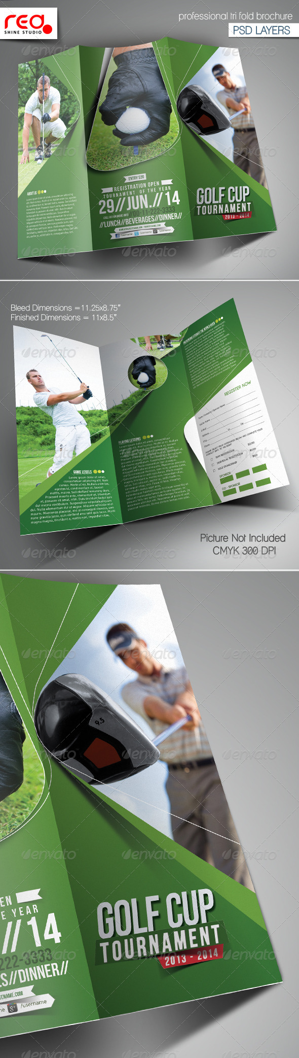 GraphicRiver Golf Event Trifold Brochure Template 6702689 GraphicRiver Golf Event Trifold Brochure Template 6702689